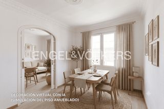 Miete Etagenwohnung  Calle de serrano anguita. Amplio y luminoso piso señorial en justicia 5 habitaciones y tra