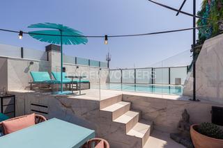 Apartament  Conde de peñalver. Espectacular ático dúplex con piscina en goya