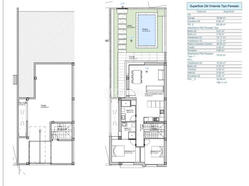 Foto f31a621b-c2bb-4968-b054-a13173aa4fdf. Casa aparellada a calle benedictos 1 a Las Lomas de Rame-Bahía Bella Alcázares (Los)