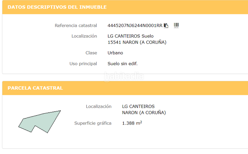 Foto aaa09ba5-0bf8-4358-8309-99042edb31de. Terrain résidentiel dans lugar canteiros 1 dans San Mateo - Castro - O Val Narón