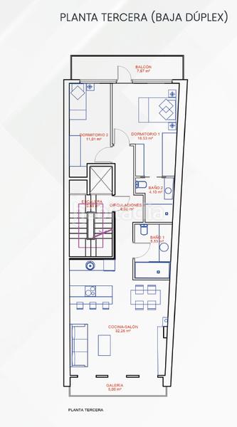 Foto b75962b4-bed6-499f-94b3-a7ca88be1666. Duplex in rúa san francisco 22 in Ferrol vello - puerto Ferrol