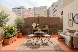 Piso  Carrer valencia. Finca regua con terraza en antiga esquerra de leixample