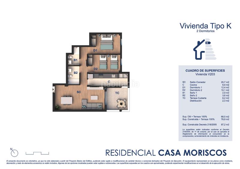 Foto 014907bb-ca4a-4a84-8800-bc7478cc9fbf. Flat with pool in Barrios (Los)