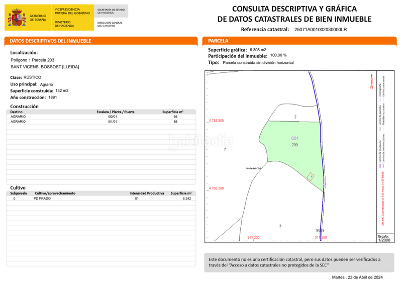 Foto 48f14584-0a44-40b6-a7dd-45c338f816ea. Terrain résidentiel dans Bossòst