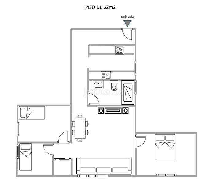 Foto 12a3e3cd-a344-4348-a511-614cca2b4086. Flat with heating in Valleaguado-La Cañada Coslada