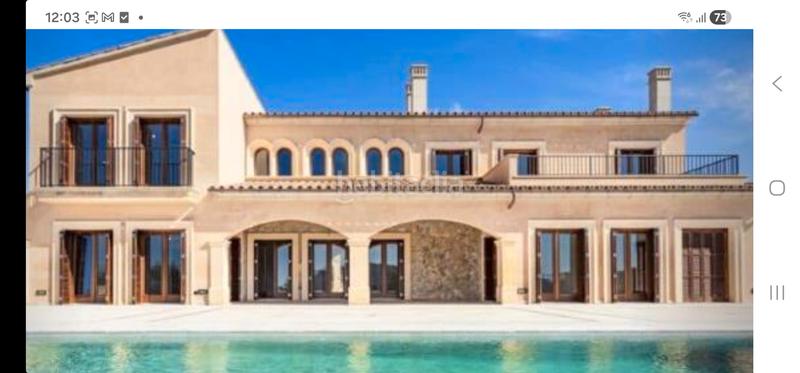 Foto c12aa0f3-757c-4b4b-a86a-8f05918ba611. Mas avec cheminée parking piscine dans Es Camp de Mar Andratx