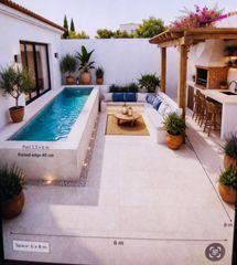 Casa a schiera in Benipeixcar - El Raval. Casa  de 125 m2 con gran potencial 3 habitaciones, salon con chi