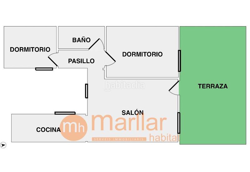Foto c62feccb-6e38-4db1-9c63-8bb794bffc6e. Penthouse in El Raval Santa Coloma de Gramenet