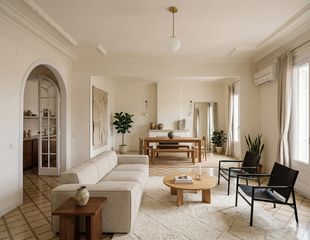 Rent Flat in L´Antiga Esquerra de l´Eixample. ¡última planta exterior - reformada a estrenar en finca regia!