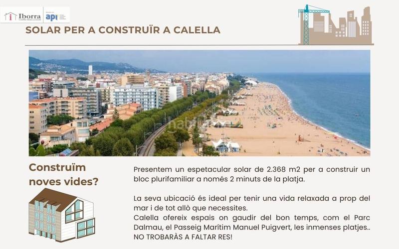 Foto a47d5cd4-bce1-4396-8547-b8618025ec23. Terreno residenziale in Calella