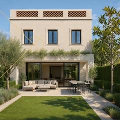 Casa a Sarrià. Exclusiva casa unifamiliar reformada de 295 m en sarrià con jard