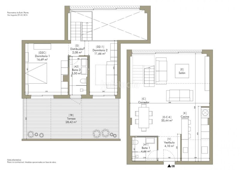 Foto 9d2c3d32-41e6-4a36-af5c-531d38067a5a. Pis amb calefacció aparcament piscina a Sant Gervasi - Galvany Barcelona