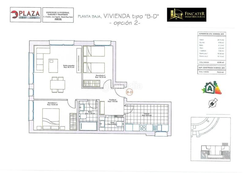 Foto 30d95877-666e-4dbf-8d75-e20a3318d862. Etagenwohnung mit heizung parking in Ensanche - Fuenfresca Teruel