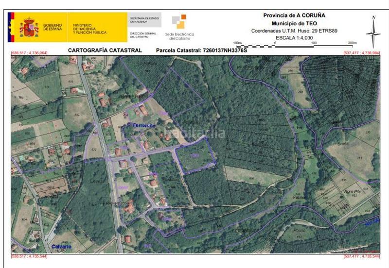 Foto 693a6bdc-6eb7-465f-a552-d18a97e0aab0. Terreno residencial en urbanización ferreiriños 25 se vende finca zona ramallosa en Teo