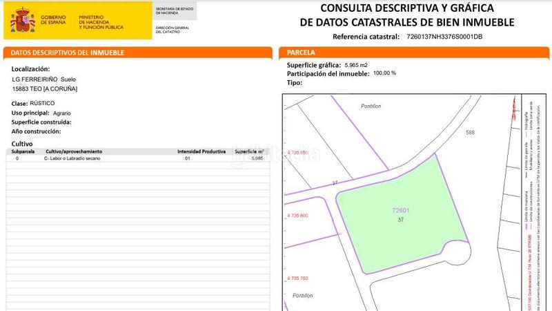 Foto c824d790-9bd8-4185-88fa-3ce4e17e9196. Terreno residencial en urbanización ferreiriños 25 se vende finca zona ramallosa en Teo