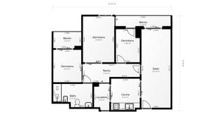Pis  Cami vell de la colonia 6. Piso 3 habitaciones con parquing frente a ciutat cooperativa
