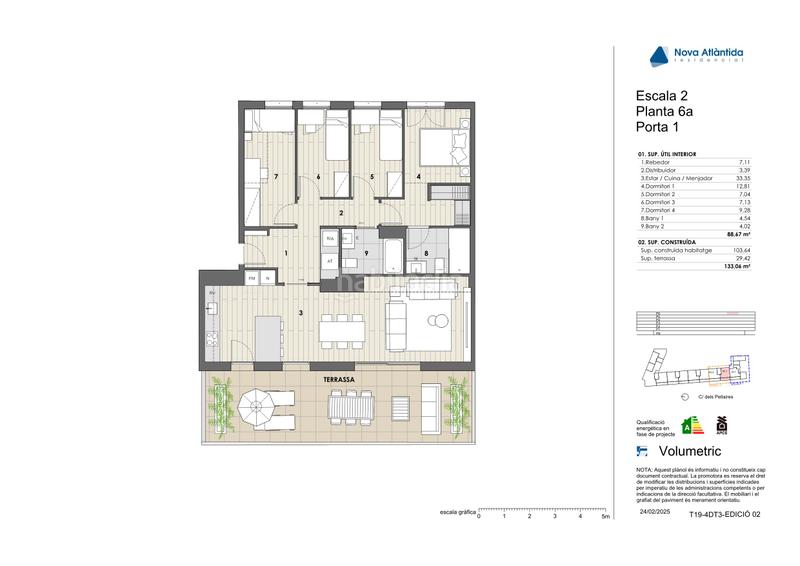 Foto 080a3dcf-872b-41b2-b3d9-492858cc965d. Dachwohnung 103m<sup>2</sup> mit heizung parking in Estadi-Santa Anna Vic