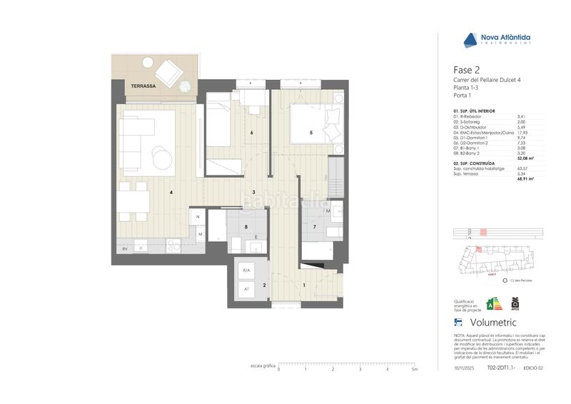 Foto 60d80683-dac7-4131-91af-55423f9e7de4. Planta baixa 59m<sup>2</sup> amb calefacció aparcament a Estadi-Santa Anna Vic