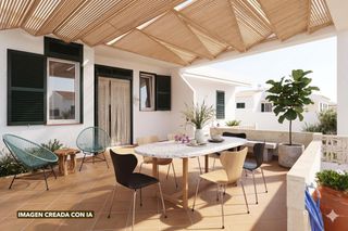 House in Biniancolla-Punta Prima. Dos casas adosadas en segunda linea de mar en sant lluís