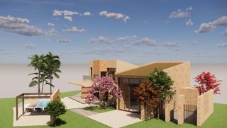 Chalet en Santanyí Poble. Villa de lujo mediterráneo con piscina y vistas en na moreia, sa