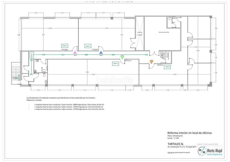 Foto 87778e39-c9af-441b-a89e-4ba91890cc12. Location bureau avec chauffage dans El Coll Sant Cugat del Vallès