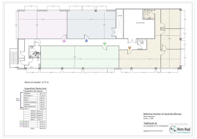 Foto 573afb3b-f85b-4ef8-a628-a02567996156. Affitto ufficio con riscaldamento in El Coll Sant Cugat del Vallès
