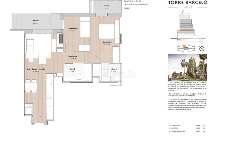 Foto 3f3759cf-a2b7-438f-b55c-c6f02cbd6742. Lloguer pis amb calefacció aparcament piscina a Eixample Mataró