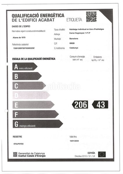 Foto 7d1e4991-a631-46b4-93ee-4fd460bc2b3c. Pis amb calefacció a Sants-Badal Barcelona