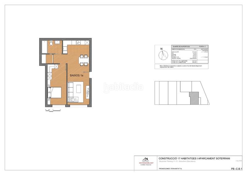 Foto b87ad7b6-bc92-4031-a581-d29a7618fa42. Ground floor 58m<sup>2</sup> in carrer alexander fleming 11 in Font Verda Granollers