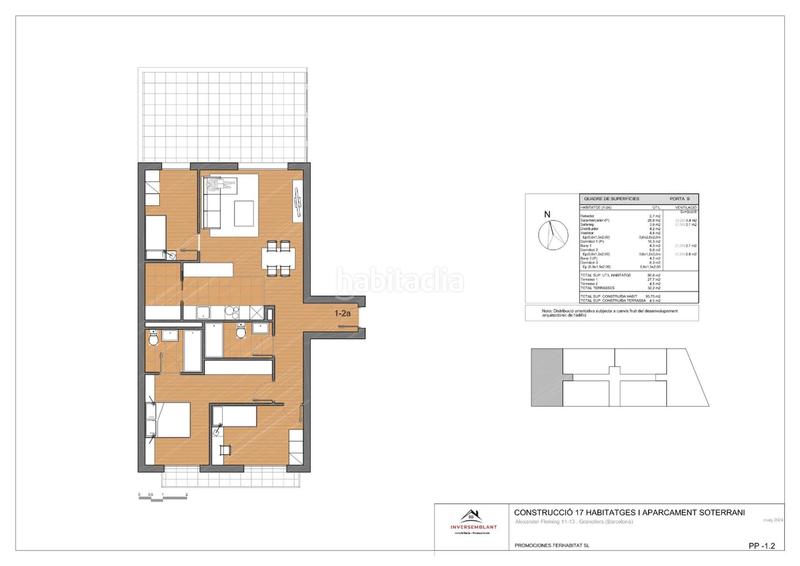 Foto 9784e750-d323-4bdc-ad18-b66e6b6a2dac. Appartement 95m<sup>2</sup> dans carrer alexander fleming 11 dans Font Verda Granollers