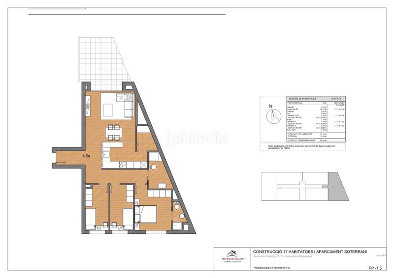 Foto 5a21bae6-dd61-42f0-bc42-d1931e14dad5. Appartement 92m<sup>2</sup> dans carrer alexander fleming 11 dans Font Verda Granollers