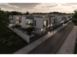 Casa aparellada a Parroquias de Santiago. Chalets pareados de obra nueva