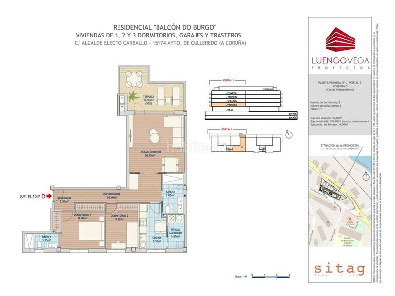 Foto ded24afa-deb0-4084-a565-a61149596e59. Appartamento con parcheggio in Portádego - Vilaboa Norte Culleredo