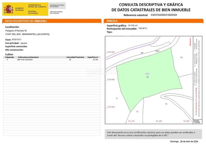 Foto 191afe07-7ab2-49b9-bb0f-3be7098c2008. Propriété dans mas de arriba dans Benimantell