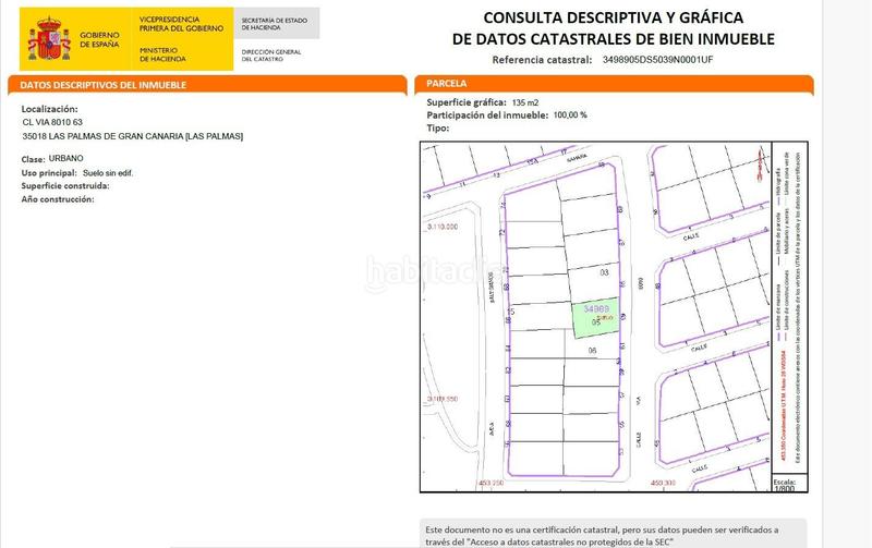 Foto cab98933-d37e-4f91-8c00-76c1afe8e6a3. Wohngrundstück in calle vía 8010 63 in Los Giles - Las Majadillas Palmas de Gran Canaria (Las)