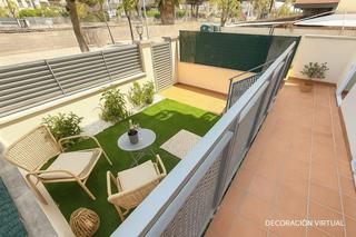 Pis  Avenida de vilanova i la geltrú. Planta baja a estrenar con jardín y terrazas  3 línea de mar can