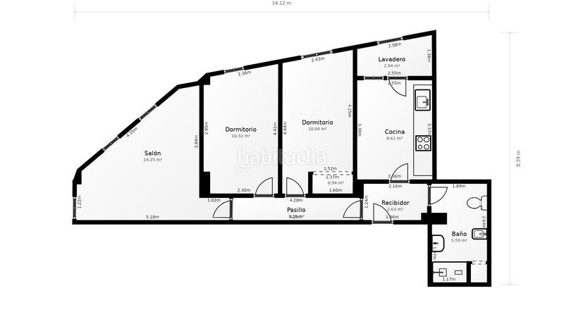 Foto ec71cb52-570c-4c47-975e-de3d5afe44f3. Flat in calle alonso quintero 39 in Vegueta Palmas de Gran Canaria (Las)