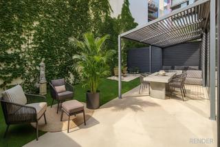 Apartament a El Parc i la Llacuna del Poblenou. Apartamento con terraza cerca del mar