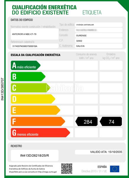 Foto 49fb6a1e-286e-48d5-b6e0-7b10194bd844. Chalet mit heizung parking in A Carballeira Ourense