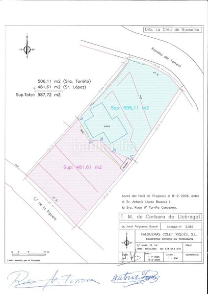 Foto 216465f4-b08a-4c7d-b930-e0965fd45a19. Wohngrundstück in Corbera de Llobregat