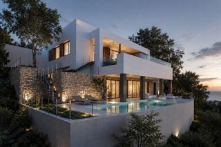 Terreny residencial a Paseo paseo de francia 7. Parcela con proyecto de villa moderna en elviria, marbella este