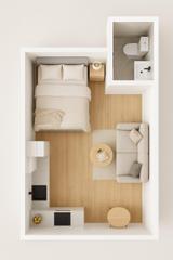 Etagenwohnung  Calle arias pinel. Venta de estudio en la prosperidad