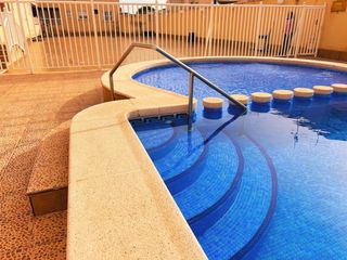 Piso en Los Narejos_Punta Calera. Atractivo apartamento de dos dormitorios en los narejos con pisc