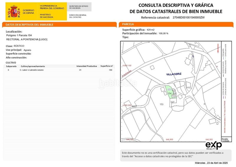 Foto a97393f2-e003-4a3f-a344-e93c2b0599af. Casa amb aparcament a Pontenova (A)