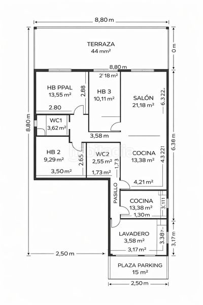 Foto 028d8fa6-2377-4d75-a5bf-6633d14cda57. Apartament amb calefacció aparcament piscina a Corvera Murcia