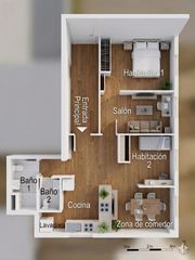 Etagenwohnung in Calle Calle Martínez Campos