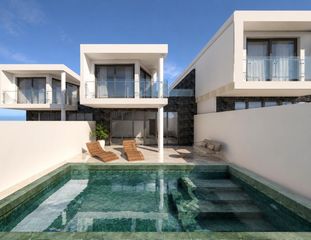 Casa aparellada a Calle sau. Villa de obra nueva con piscina privada en la oliva, fuerteventu