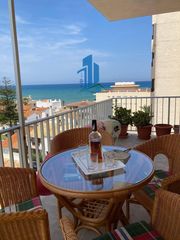 Pis  Calle mar blau n-01. Piso con vistas al mar y terraza en mareny blau