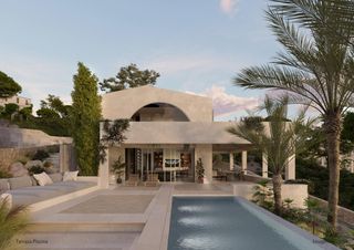 Terreny residencial a Santa Ponça. Solar urbano con proyecto de villa aprobado y potencial para des