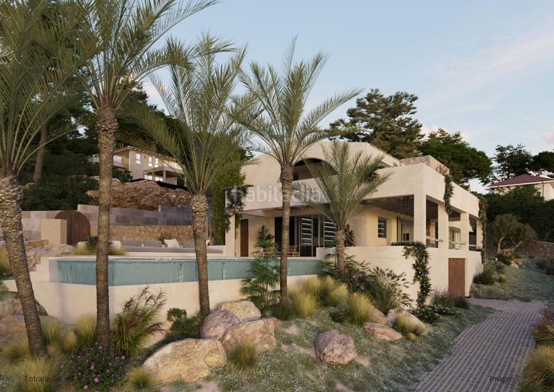 Foto a5176f5f-83f9-4426-848c-295a1bbbc687. Terreno residencial solar urbano con proyecto de villa aprobado y potencial para desarrollo plurifamiliar en santa ponsa en Calvià